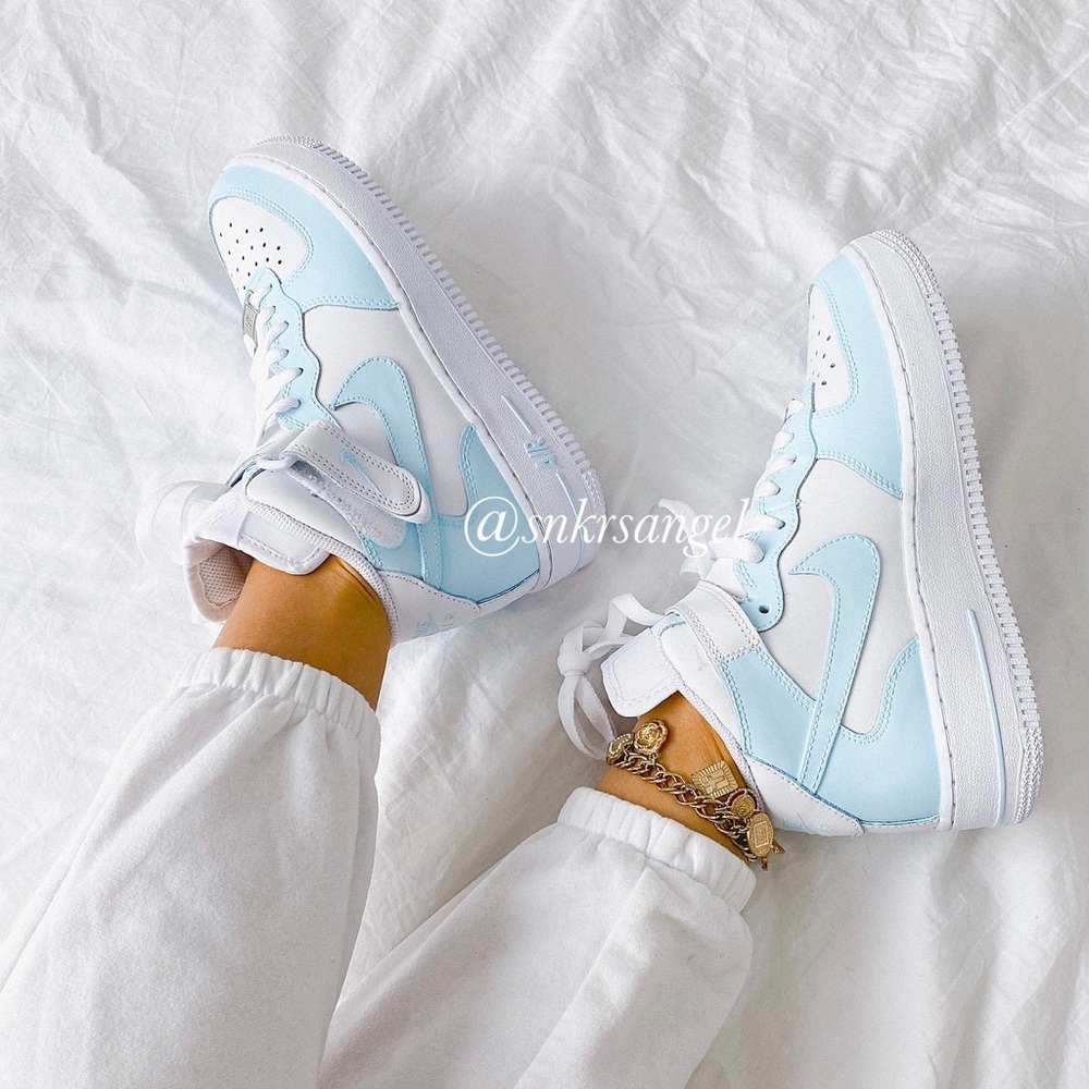 Nike custom air force 1 mid sneakers - Picture 3 of 5